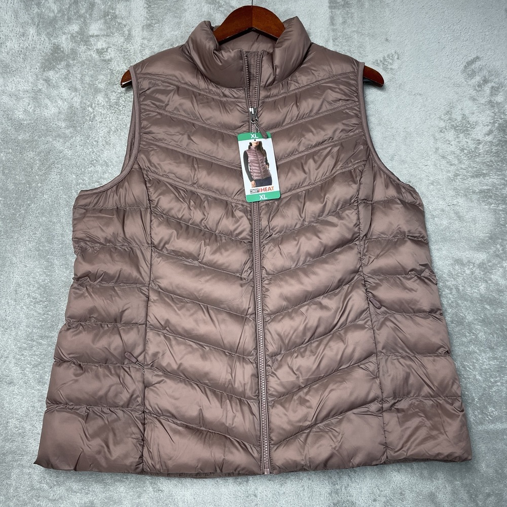 32 Degrees Women's XL Puffer Vest Pink Nylon H1069 - Picture 2 of 8